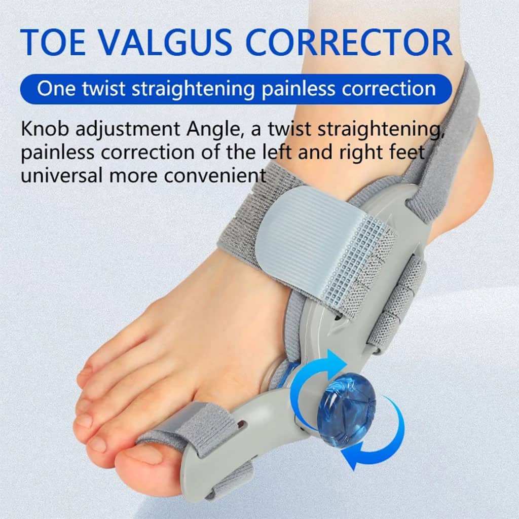 Correcteur Hallux Valgus pour Femme et Homme avec Molette Réglable – مصحح وضعية القدم - Soins et Beauté - صورة 3