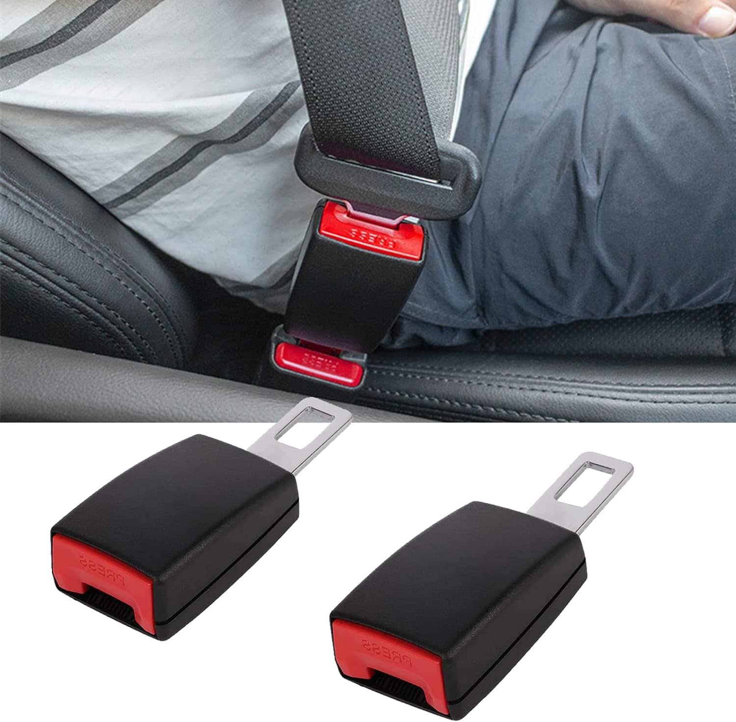 4Pcs Rallonge de ceinture de sécurité de voiture anti-Bip - Accessoires Auto/Moto - صورة 2