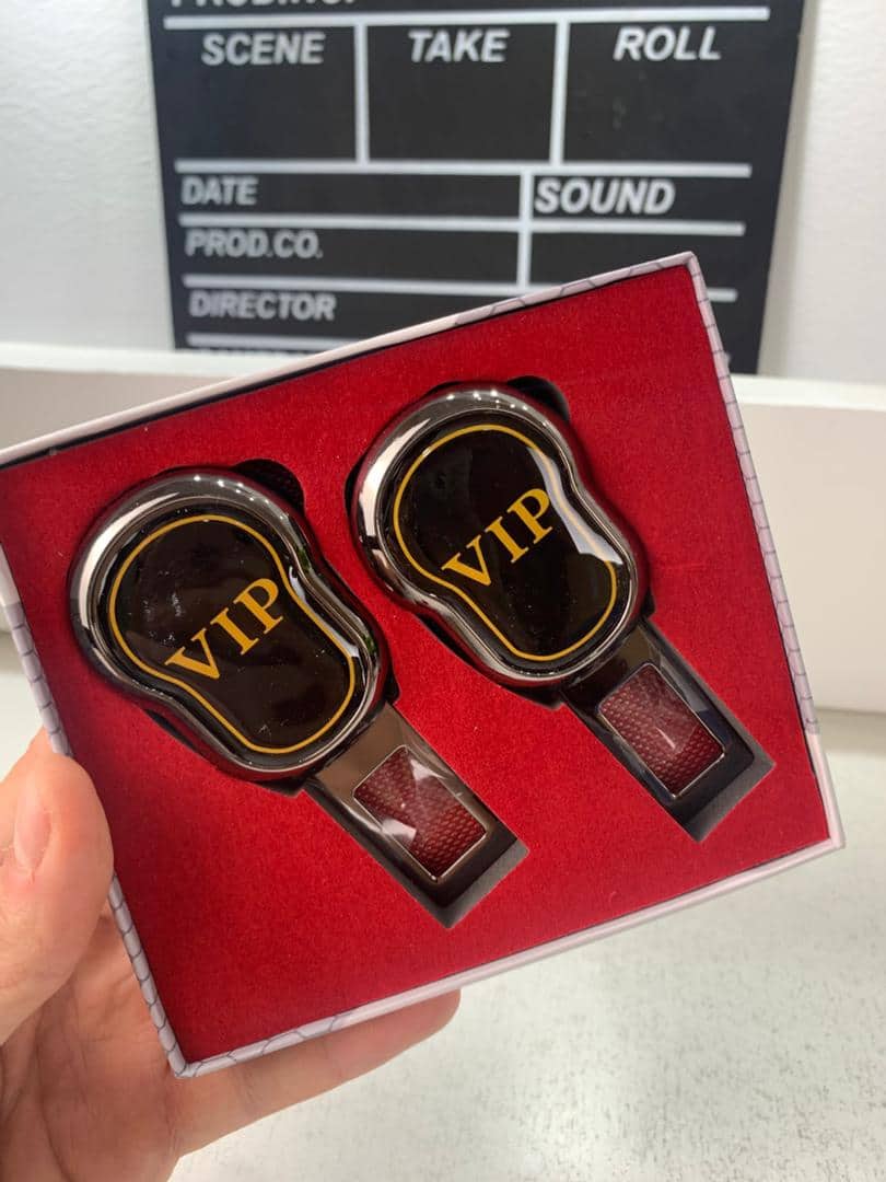 Attache Ceinture pour voiture 2Pcs Design VIP - Accessoires Auto/Moto - صورة 6