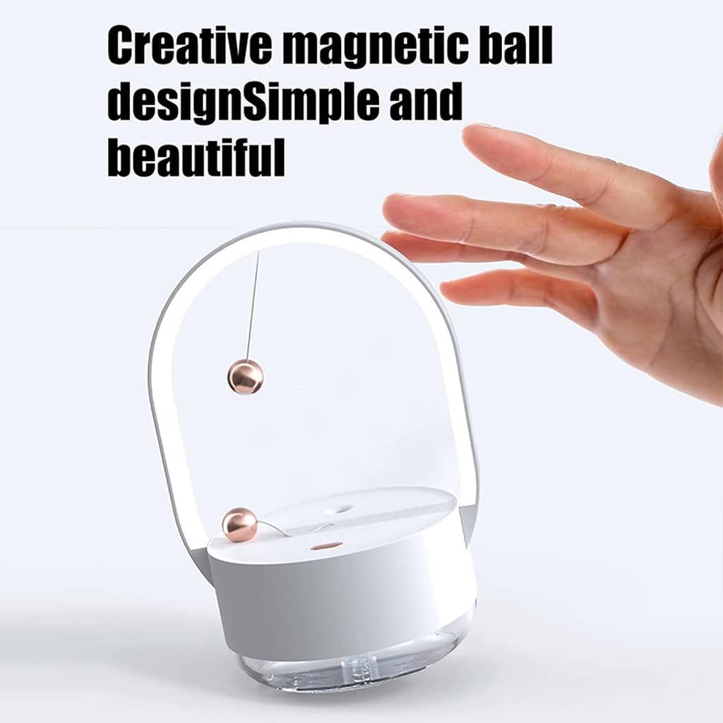 Humidificateur à brume de 350 ml portatifs avec veilleuse rechargeable USB – معطر جو مع مصباح 2في1 - Décoration - صورة 6