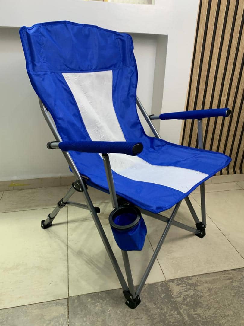 Chaise de camping pliable légère et durable de qualité supérieure avec porte-gobelet – كرسي تخييم جودة عالية - Camping et Randonnée - صورة 7