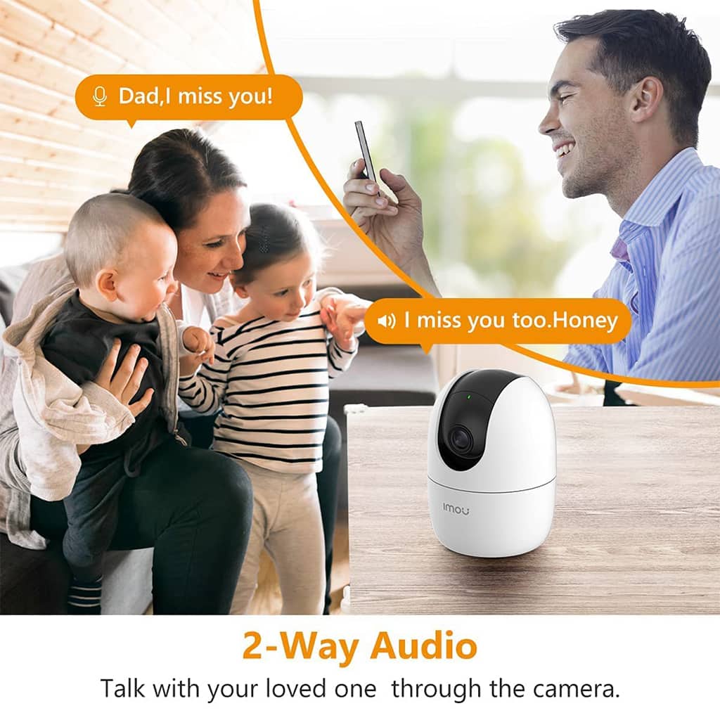 Caméra IMOU Ranger 2 3MP 2K avec fonction panoramique et inclinaison pour une couverture à 360° – كاميرة مراقبة ذكية - Maternité - صورة 3