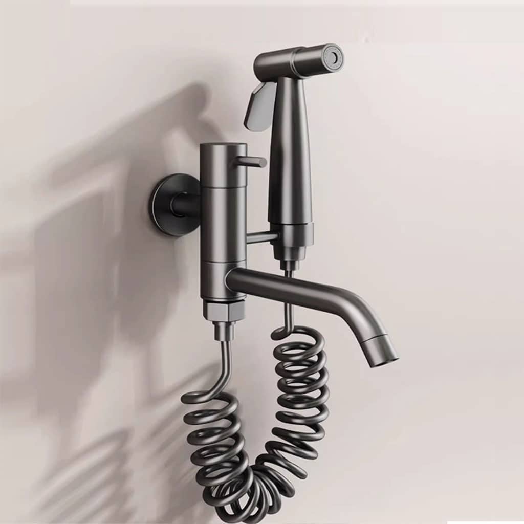 Pulvérisateur De Toilette À Haute Pression Avec Le Kit De Robinet V2 – رشاش مع صنبور حمام - Maison - صورة 5