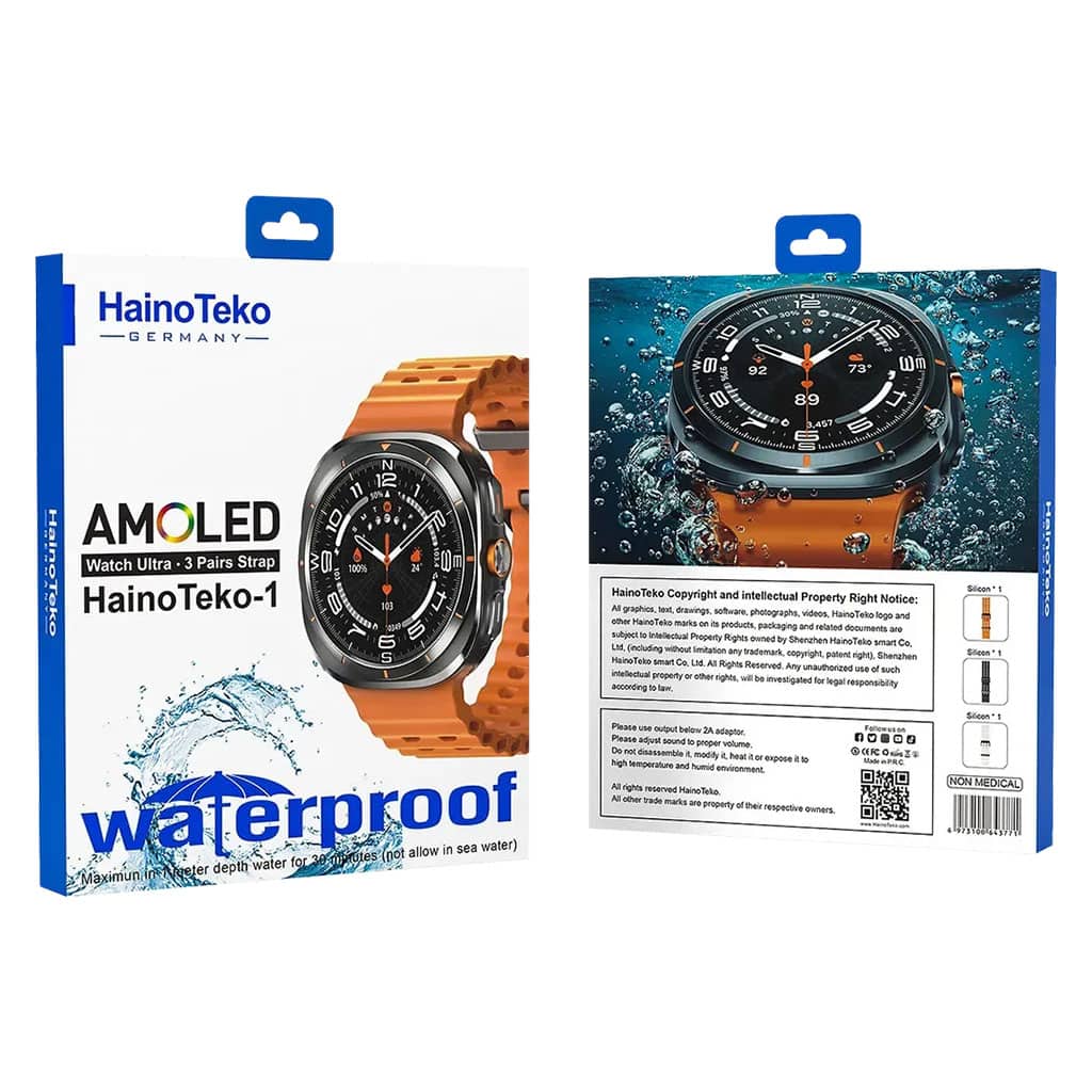 Smart Watch Haino Teko-1 Écran Amoled avec 3 Bracelets intégré – ساعة ذكية أصلية - Électronique - صورة 8