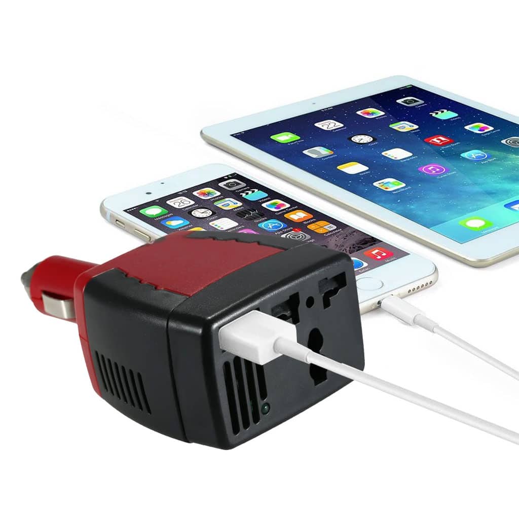 Convertisseur de tension automatique pour voitures 100W DC 12V à AC 220V – محول تيار الكهربائي - Accessoires Auto/Moto - صورة 5