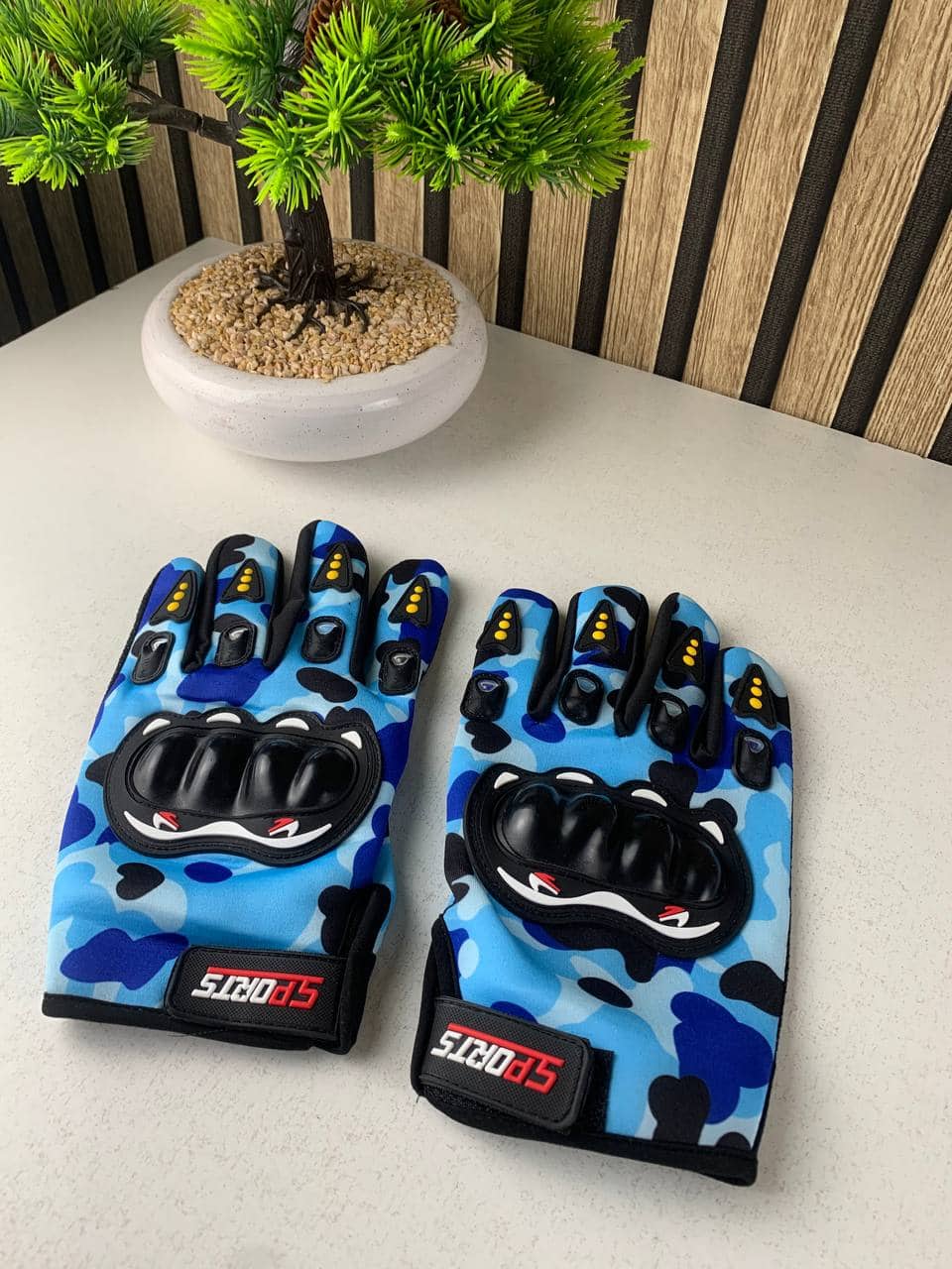 Gants de Moto Respirants Pro Biker à Doigts Longs V2 – قفازات إحترافية للدرجات النارية - Accessoires Auto/Moto - صورة 9