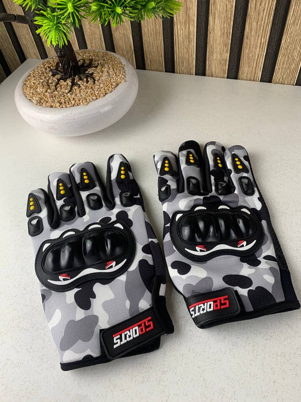 Gants de Moto Respirants Pro Biker à Doigts Longs V2 – قفازات إحترافية للدرجات النارية - Accessoires Auto/Moto - صورة 11