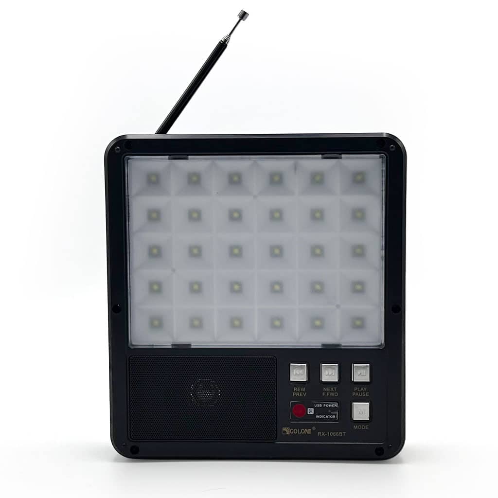 Kit d’Éclairage Solaire avec Haut Parleur Bluetooth RX-1066BT – طقم إنارة بالطاقة الشمسية - Camping et Randonnée - صورة 3
