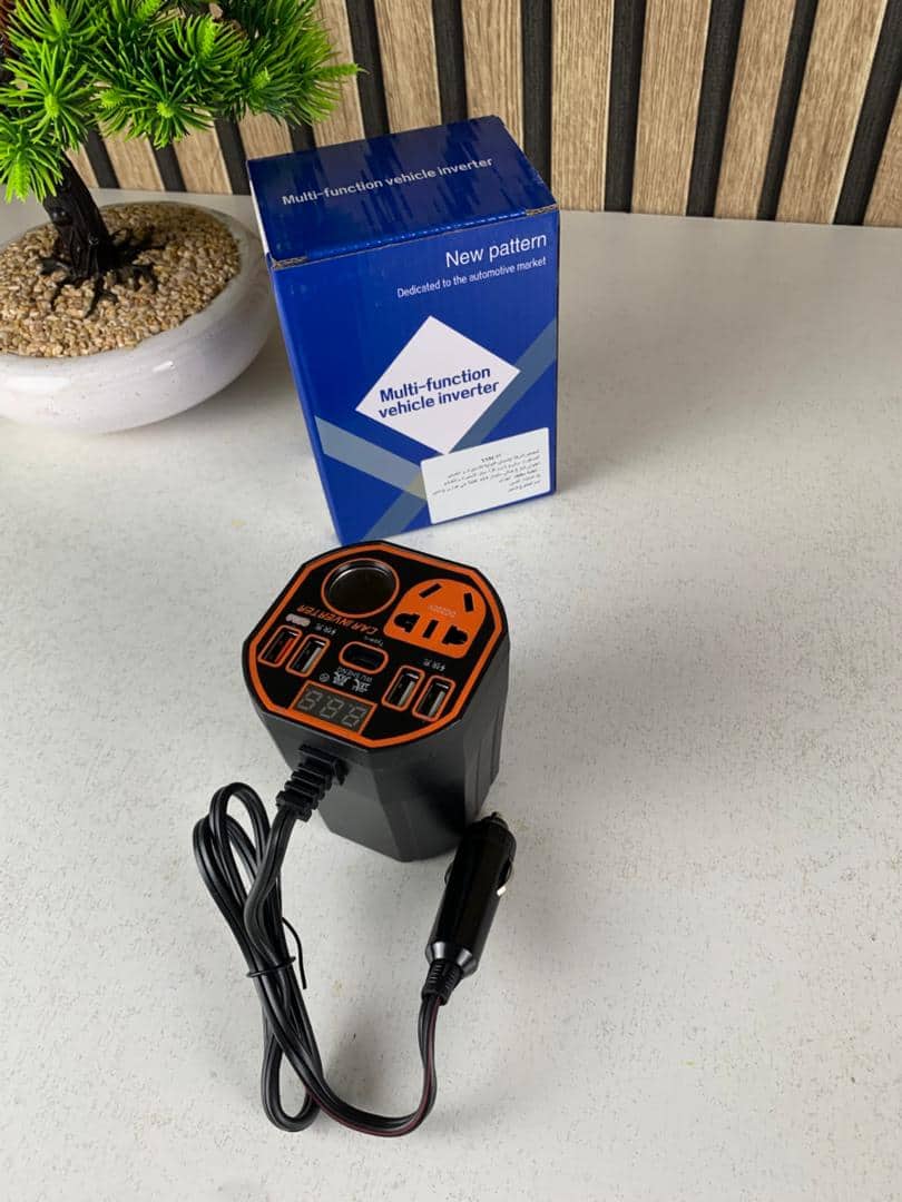 Convertisseur de Puissance pour Voiture 12V/24V vers DC220V Charge Rapide – محول التيار الكهربائي في السيارة - Accessoires Auto/Moto - صورة 8