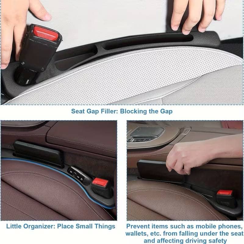 Organisateur de remplissage de joint de siège pour voiture 2Pcs – منظم أغراض في السيارة - Accessoires Auto/Moto - صورة 4