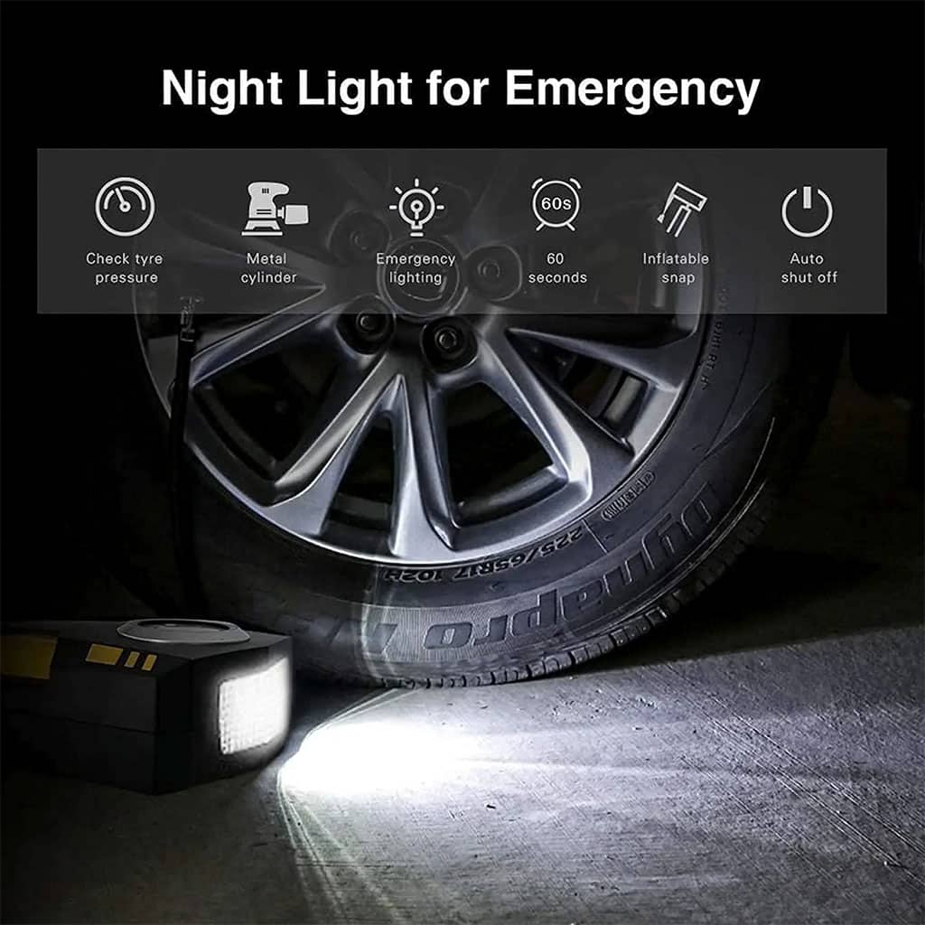 Compresseur d’Air Numérique pour Voiture et Moto 150Psi BE0173 – جهاز ضغط العجلات محمول - Accessoires Auto/Moto - صورة 3