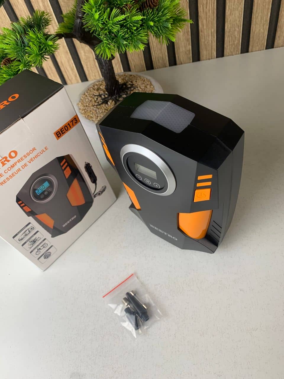 Compresseur d’Air Numérique pour Voiture et Moto 150Psi BE0173 – جهاز ضغط العجلات محمول - Accessoires Auto/Moto - صورة 8