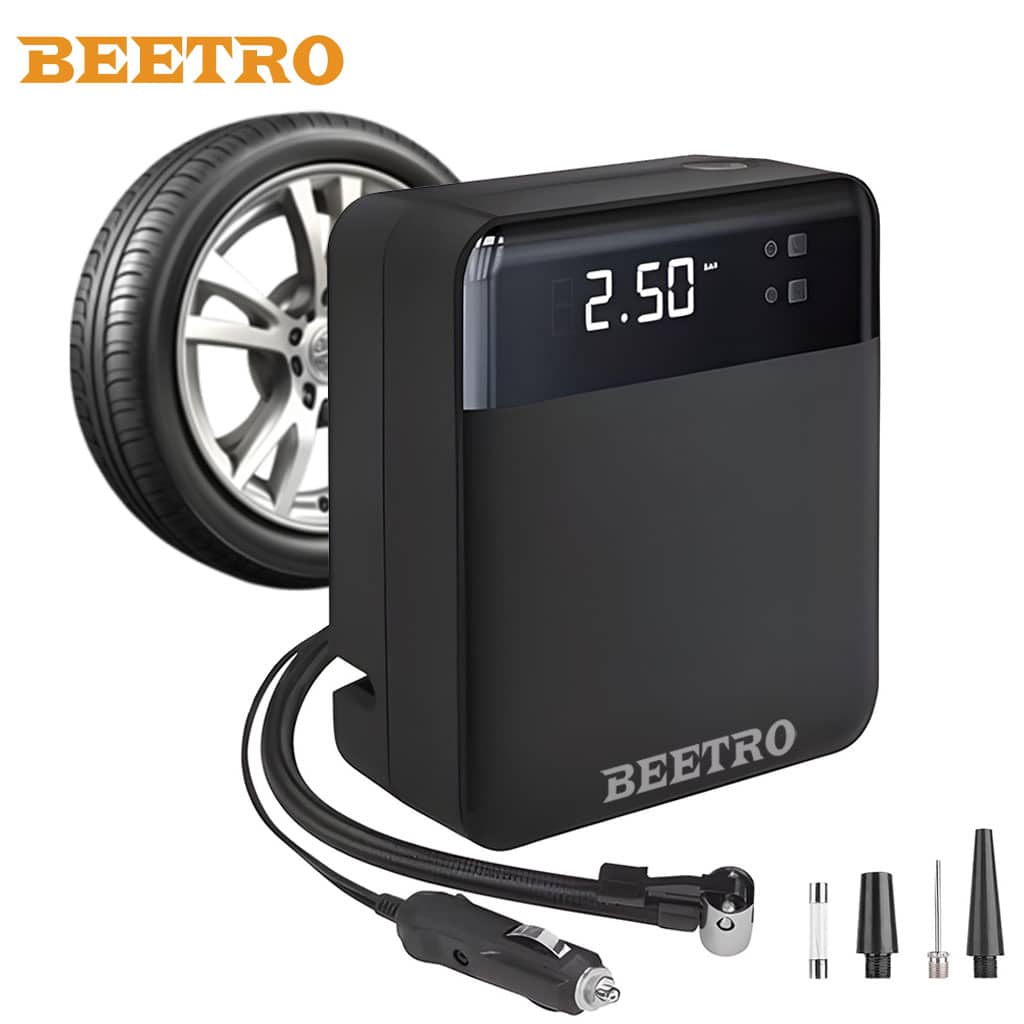 Compresseur de voiture écran LCD 100W 150psi BE0174 – جهاز ضغط العجلات للسياراة