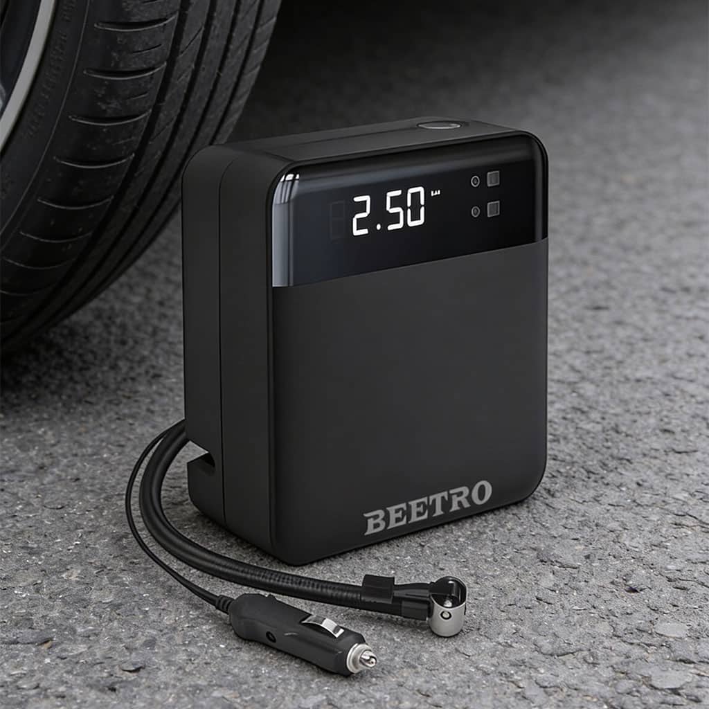 Compresseur de voiture écran LCD 100W 150psi BE0174 – جهاز ضغط العجلات للسياراة - Accessoires Auto/Moto - صورة 3