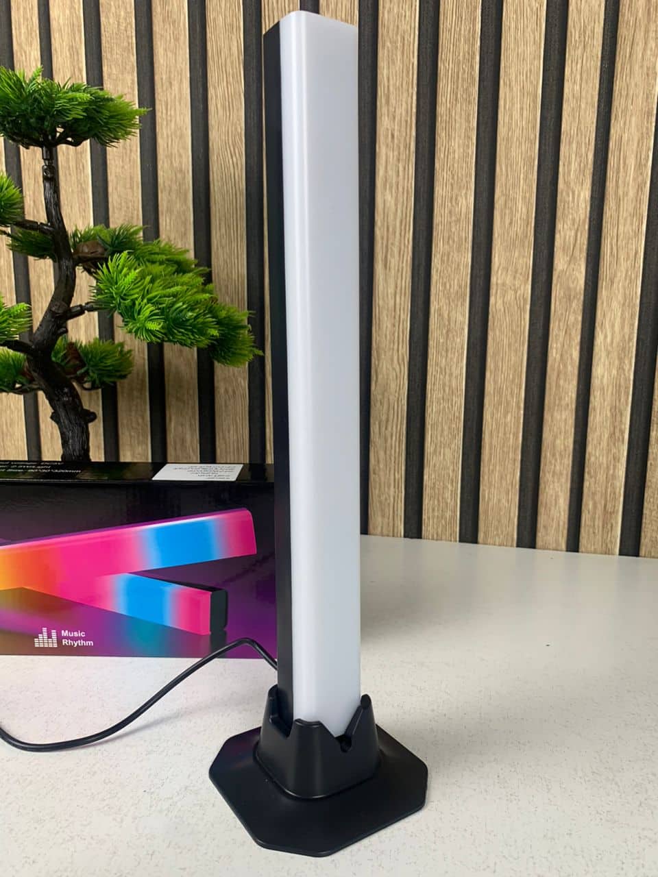 Desktop RGB Background Wall Atmosphere Lighting Bar 2pcs – اعمدة إضاءة لخلفية المكتب - Décoration - صورة 4