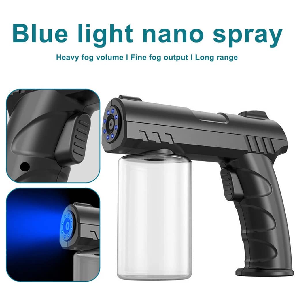 Pistolet pulvérisateur de désinfection sans fil 280 ml rechargeable par USB – جهاز تنظيف وتعقيم - Maison - صورة 3