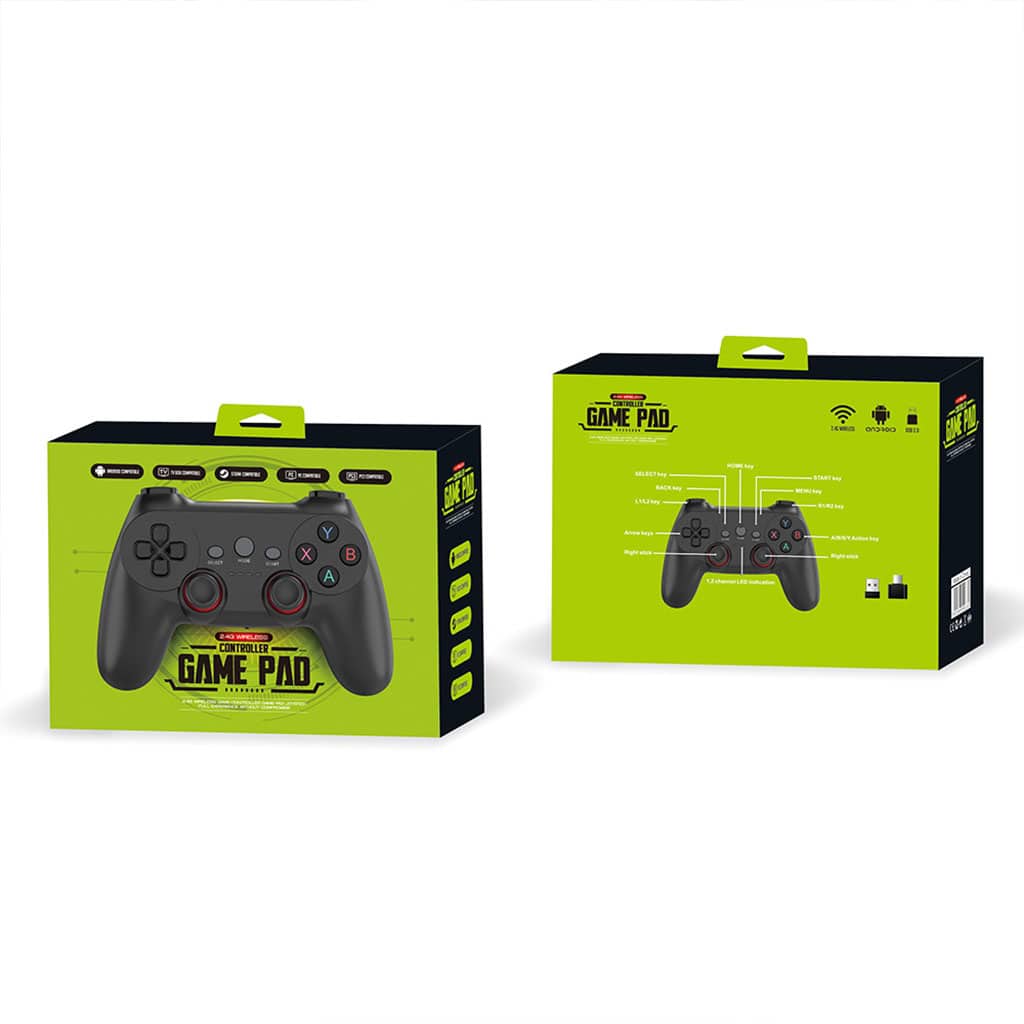 Manette de jeu sans fil Compatible avec Android TV , Steam, PC, TVBOX, PS3 CM019 – يد تحكم لاسلكية - Jouet & Gaming - صورة 4