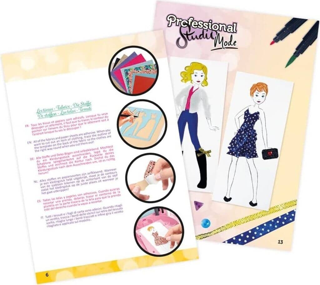 Kit Création Mode Buki Professional Studio Mode pour filles - Jouet & Gaming - صورة 4