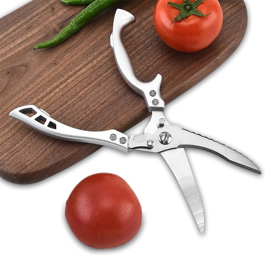 Ciseaux de cuisine en acier inoxydable avec manche en aluminium – مقص تقطيع اللحوم - Cuisine - صورة 4