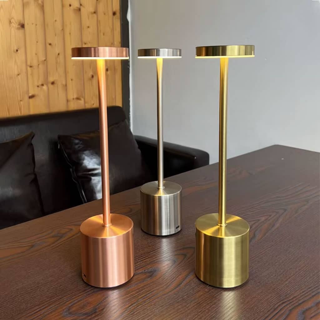 Lampe de table LED tactile rechargeable 3 couleurs design classique - مصباح ديكور بعدة درجات ضوئية - Décoration - صورة 6