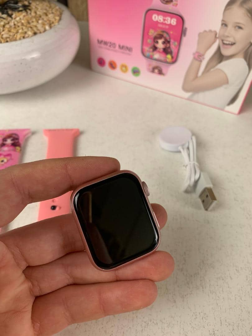Smartwatch Modio MW20 Mini pour filles et garçons avec 2 bracelets – ساعة ذكية للأطفال - Électronique - صورة 11