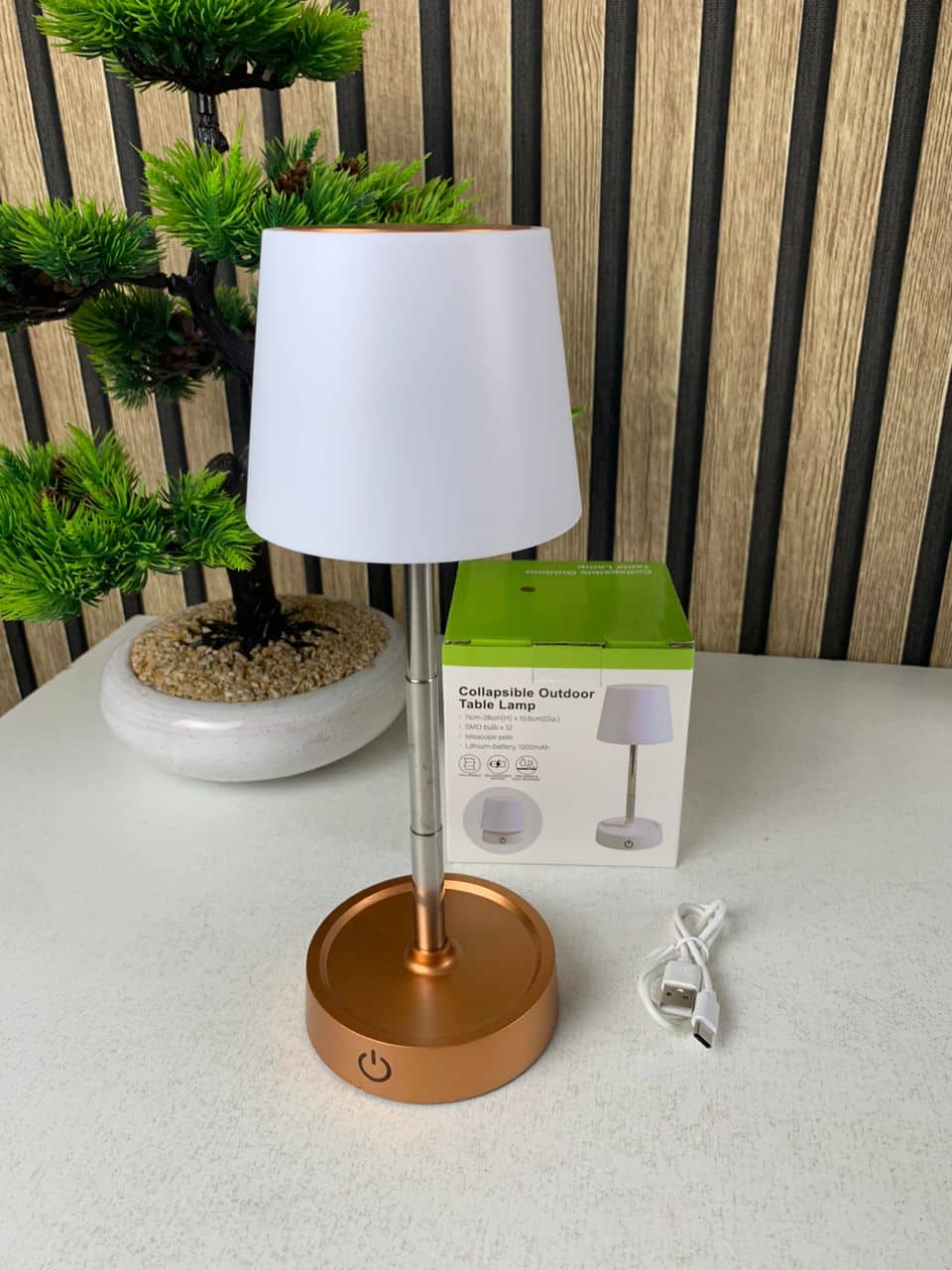 Lampe de chevet télescopique LED rechargeables lumière chaude – مصباح تيليسكوبي بإضاءة دافئة - Décoration - صورة 9