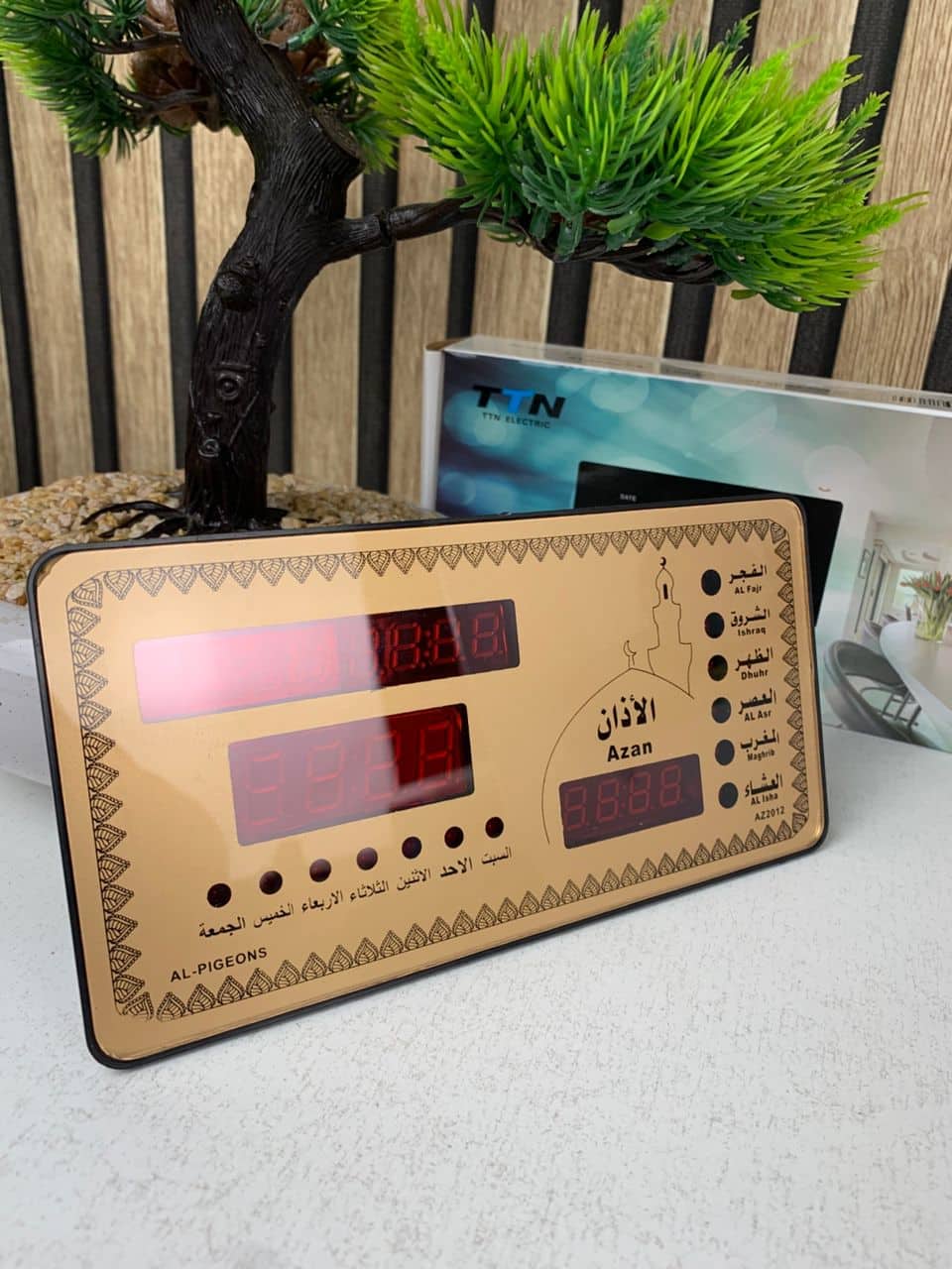 Horloge Islamic Digitale LED avec Heures de Prière AZ2012 – ساعة رقمية إلكترونية لمواقيت الصلاة - Décoration - صورة 7