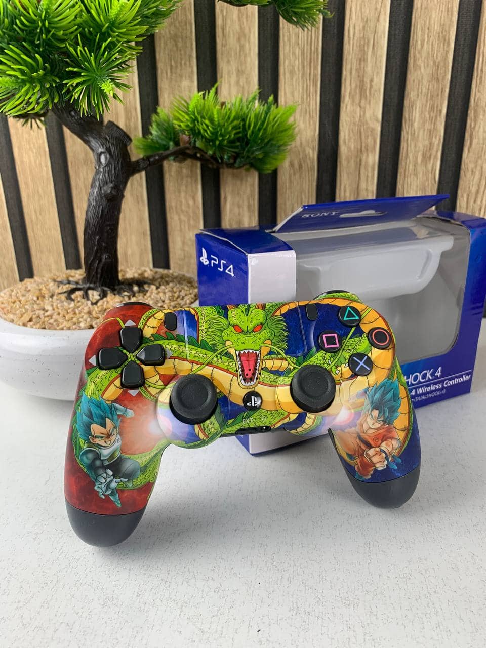 SONY DualShock Manette PS4 Sans Fil, Batterie Rechargeable (High Copy) – Edition Dragon Ball Z - Jouet & Gaming - صورة 6