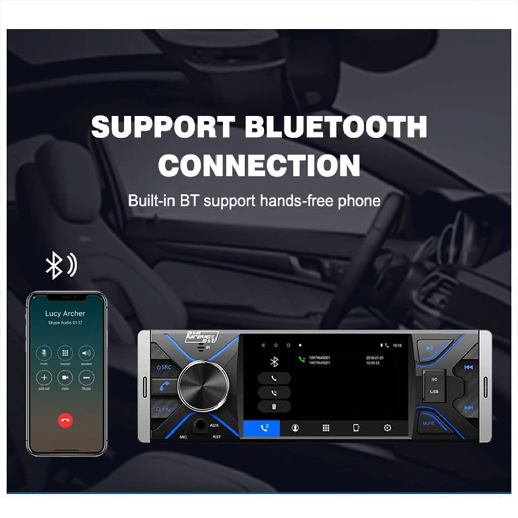 Poste Radio Multimedia Bluetooth USB/MicroSD/Aux G-9703 – جهاز راديو مع منفذ تشغيل الكاميرا - Accessoires Auto/Moto - صورة 8