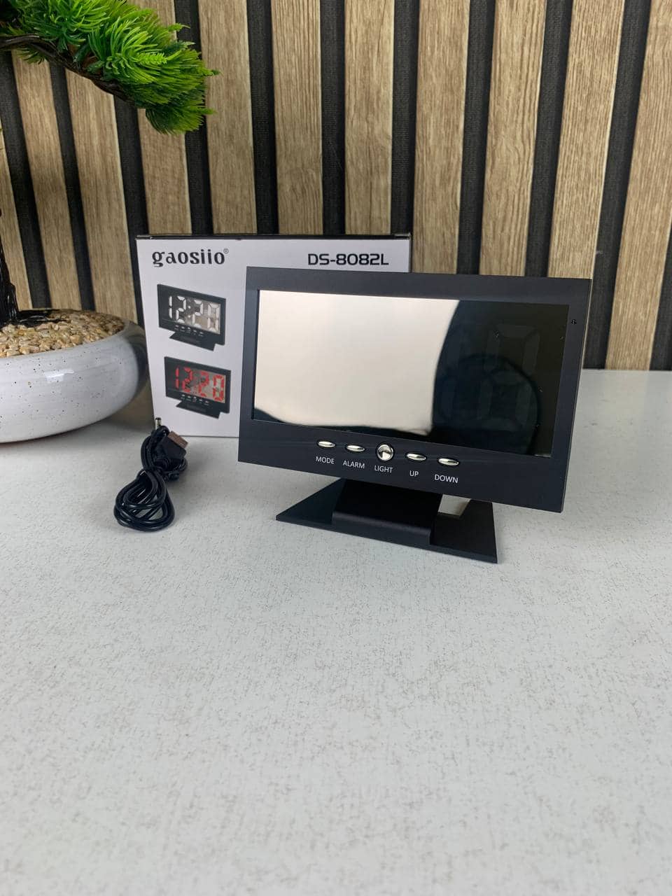 Réveil Numérique Miroir LED Moderne DS-8082L – ساعة منبه رقمي - Électronique - صورة 8