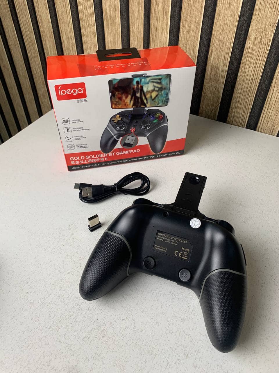 Manette de jeu sans fil IPEGA PG-9218 Gold Soldier BT Gamepad - يد تحكم لاسلكية - Jouet & Gaming - صورة 9