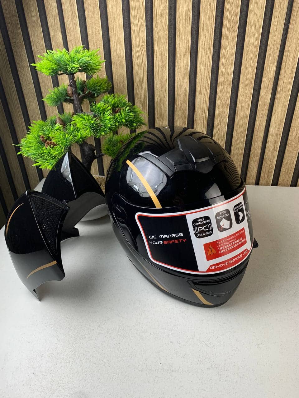 Casque de moto pour femme et fille avec oreilles de chat - خوذة احترافية للنساء - Accessoires Auto/Moto - صورة 11