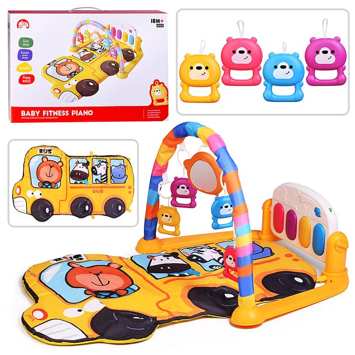 Tapis d'éveil piano Baby Explorer avec hochets suspendus - بساط بيانو للرضع - Jouet & Gaming - صورة 2