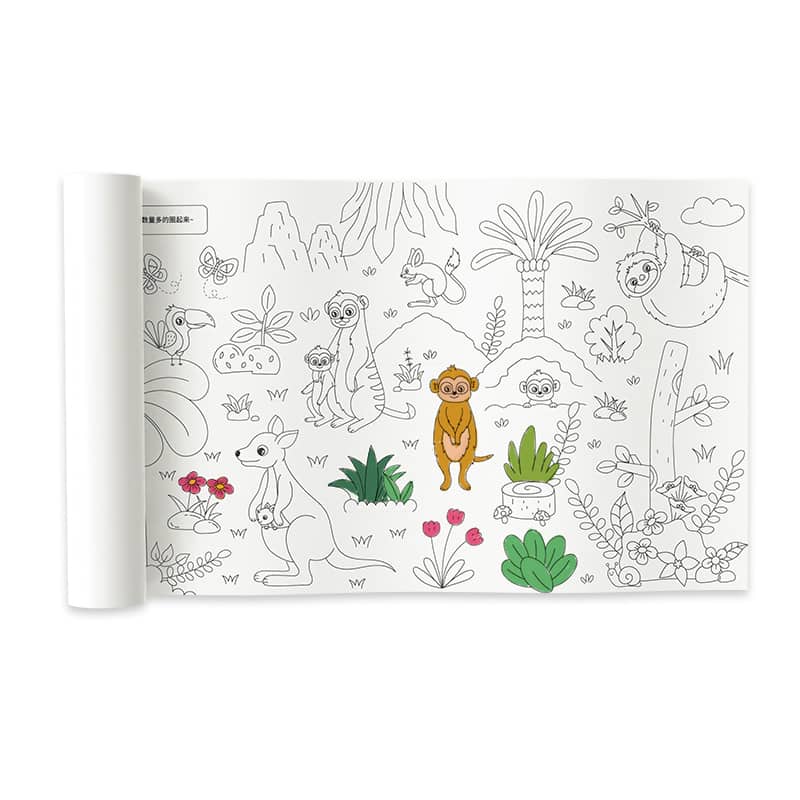 Rouleau de papier à colorier pour enfants 500*30 - ورق تلوين للأطفال - Jouet & Gaming - صورة 5