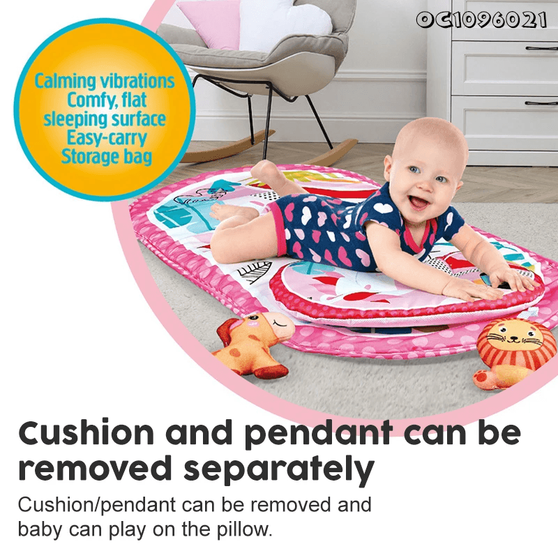 Bassinet Berceau, Lit à bascule avec tapis 2en1, sons et vibrations pour Bébé - سرير أطفال هزاز مع حصيرة - Maternité - صورة 6