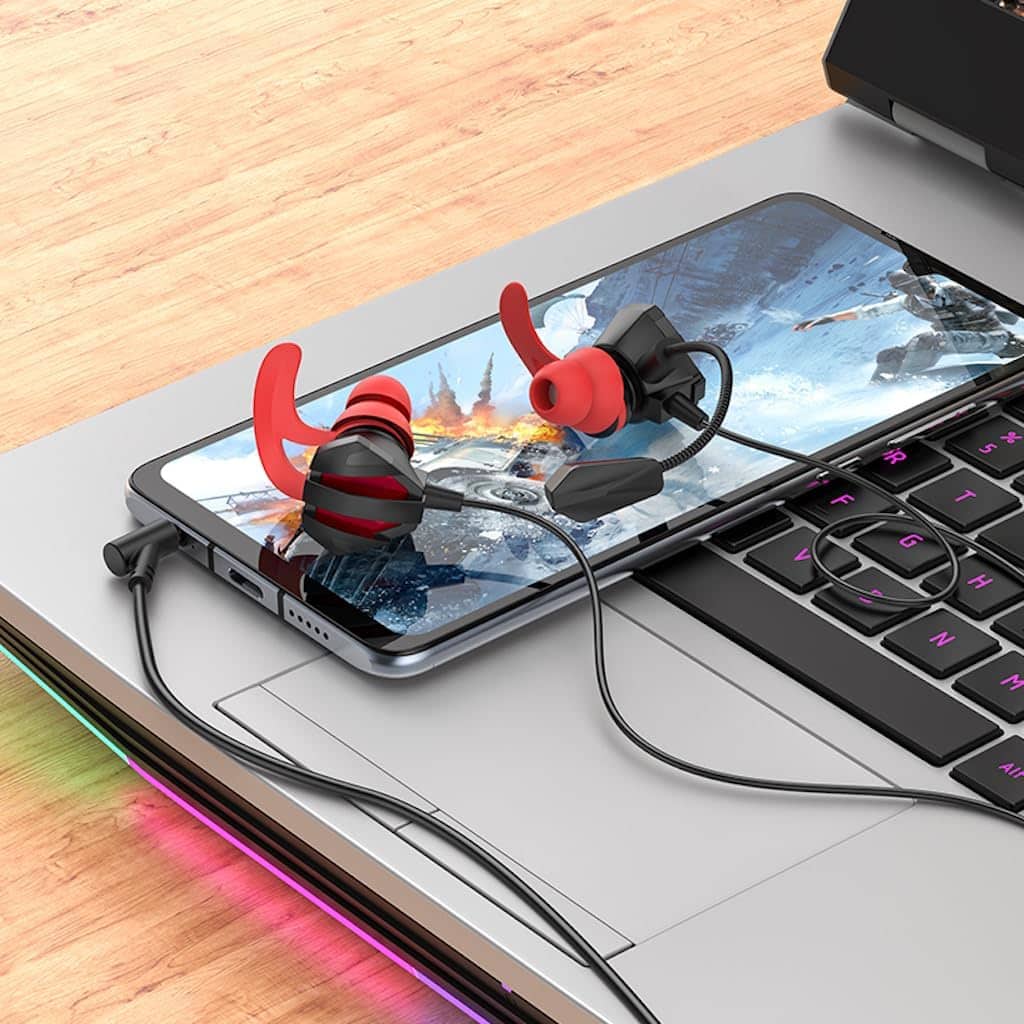 Écouteurs de jeu filaire intra-auriculaire avec microphone E-Sport Hoco M105 - سماعات ألعاب إحترافية مع ميكروفون - Électronique - صورة 3