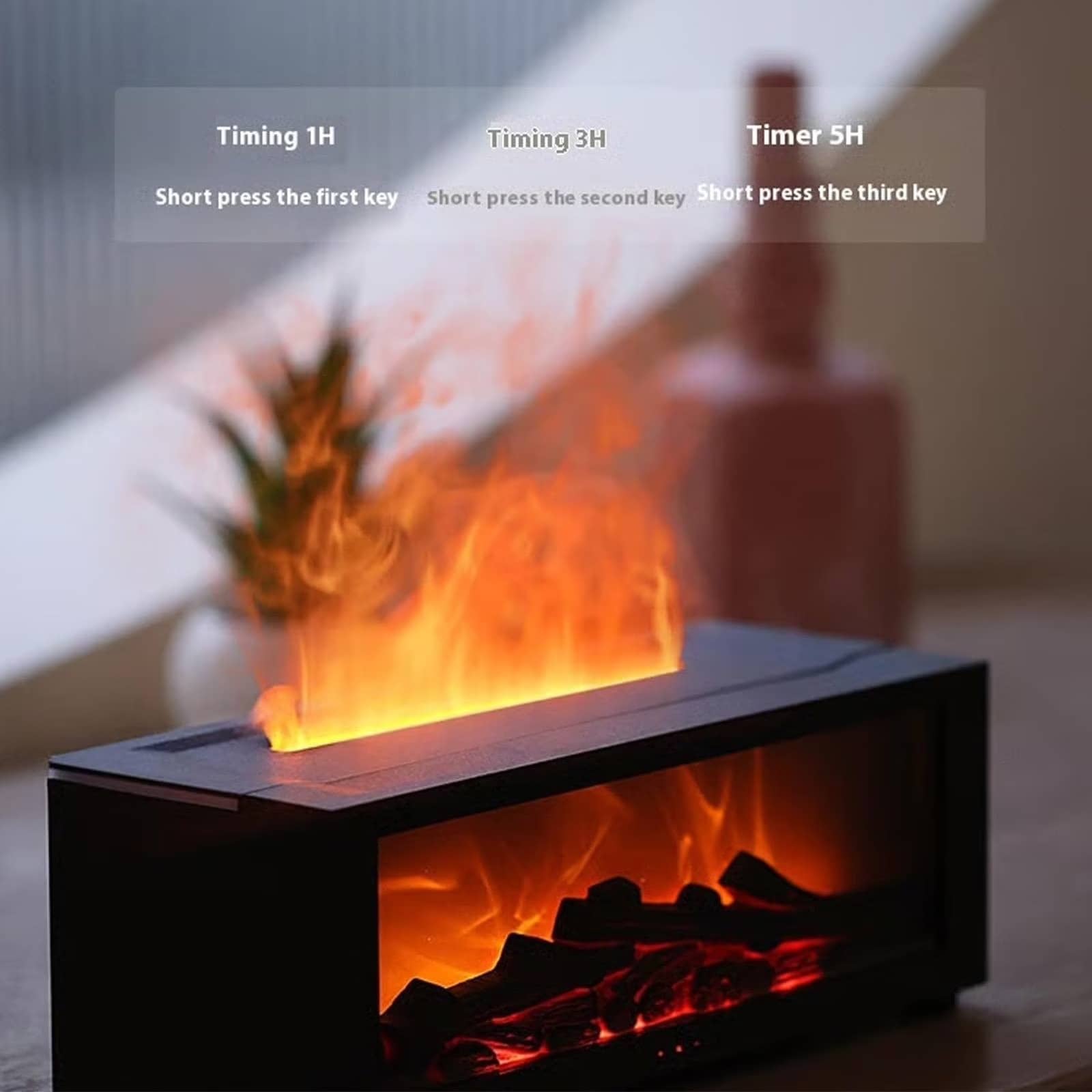 Humidificateur Effet Flamme 7 Couleurs - مرطب الهواء بتأثير اللهب الواقعي - Décoration - صورة 7