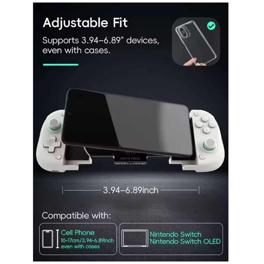 Manette pour smartphone DATA FROG X3 Bluetooth avec Ventilateur de Refroidissement - وحدة تحكم مع مبرد مدمج - Électronique - صورة 5