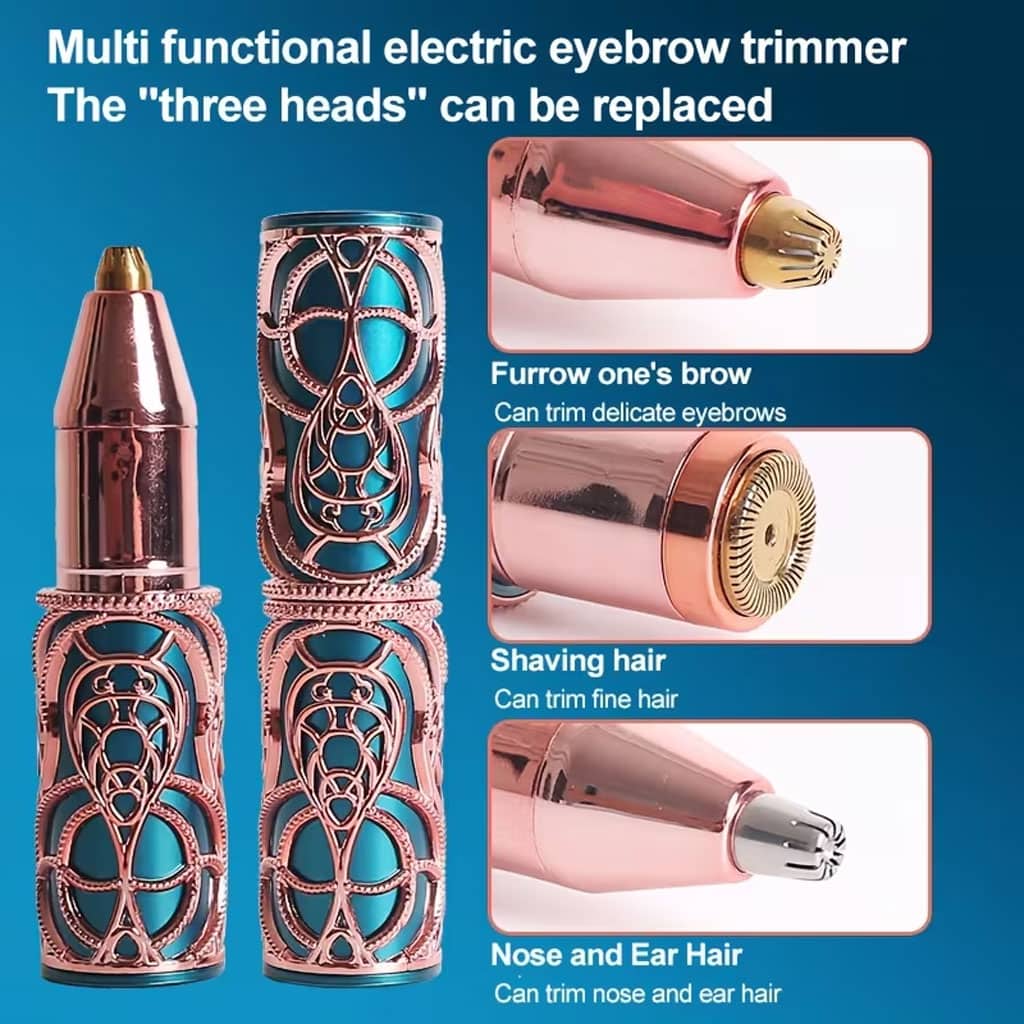Épilateur Facial et Sourcils Rechargeable 3-en-1 - جهاز إزالة شعر الوجه والحواجب الاحترافي - Soins et Beauté - صورة 6