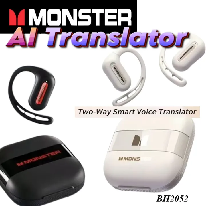 Écouteurs sans fil Monster Aura Fit GT29 Open-Back Ai Traduction - سماعات اللاسلكية بنظام الترجمة - Électronique - صورة 3