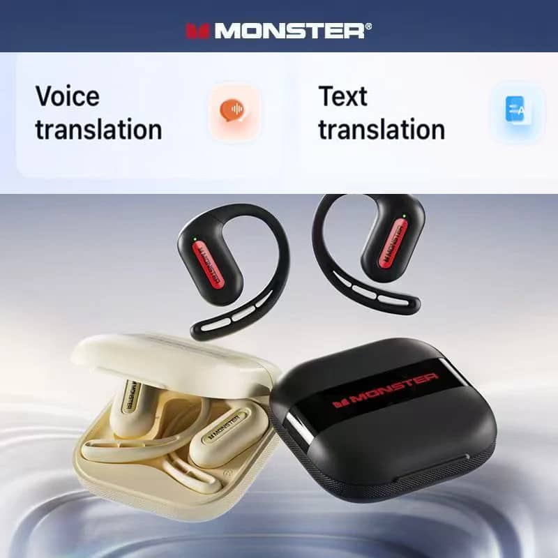 Écouteurs sans fil Monster Aura Fit GT29 Open-Back Ai Traduction - سماعات اللاسلكية بنظام الترجمة - Électronique - صورة 4