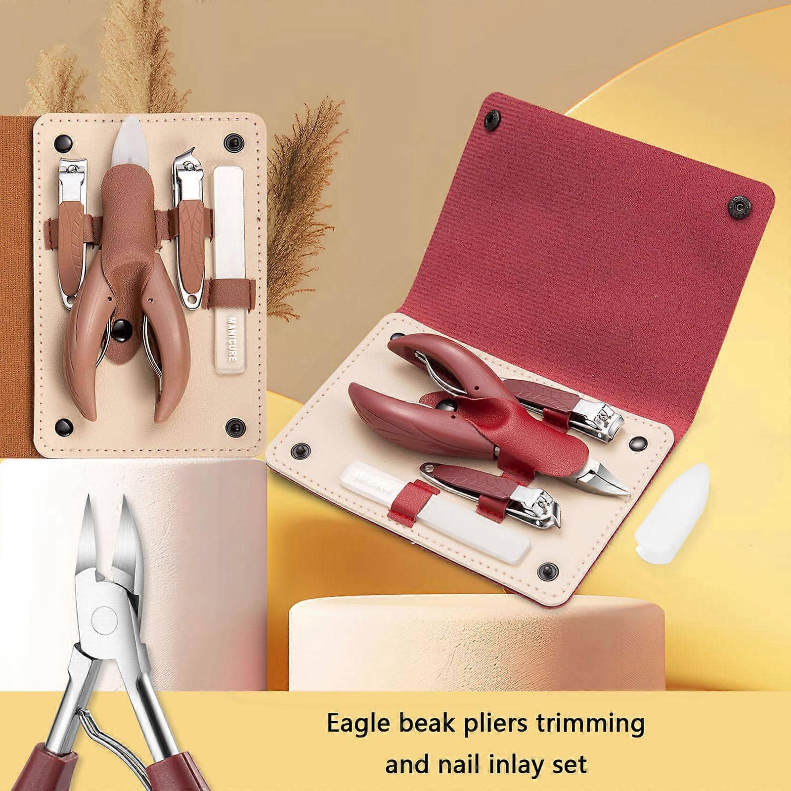 Kit de Manucure et Pédicure Professionnel (4 Pièces) - طقم العناية بالأظافر والمانيكير المكون من 4 قطع - Soins et Beauté - صورة 3