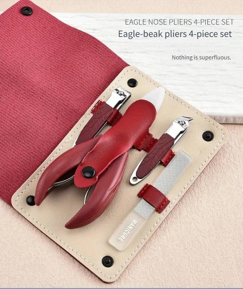 Kit de Manucure et Pédicure Professionnel (4 Pièces) - طقم العناية بالأظافر والمانيكير المكون من 4 قطع - Soins et Beauté - صورة 10