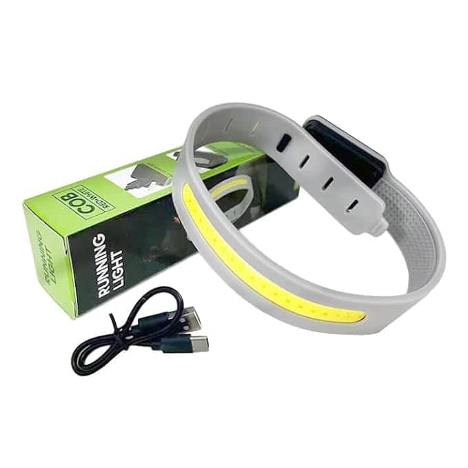 Brassard Lumineux LED Rechargeable pour Sport et Sécurité - سوار الإضاءة الرياضي الذكي للأمان - Camping et Randonnée - صورة 3