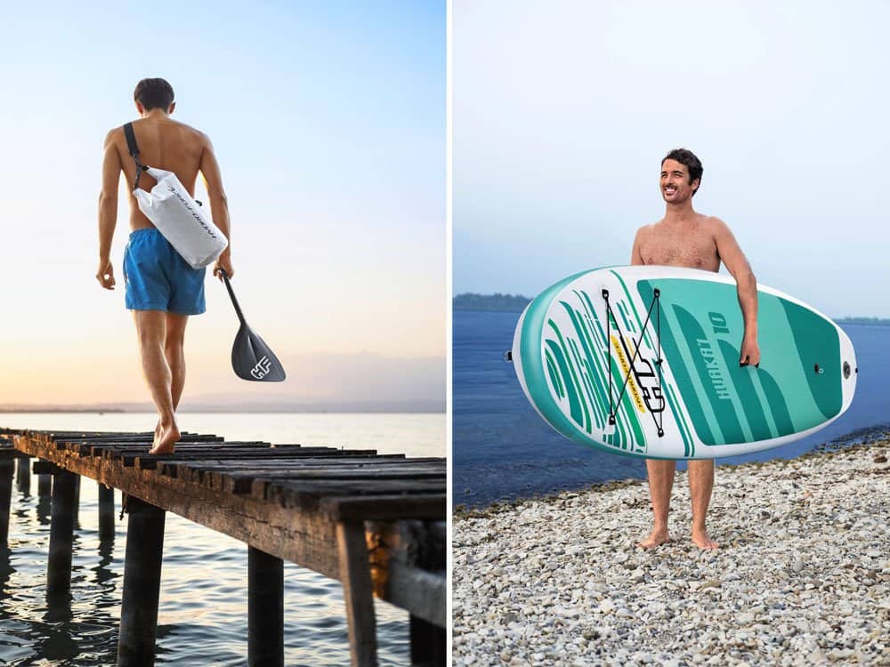 Paddle Gonflable Hydro-Force HuaKa'i 305x84cm Bestway 65346 - لوح التجديف والموج القابل للنفخ - Camping et Randonnée - صورة 3