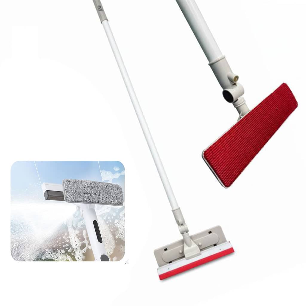 Balai Frottoir Vitre FIRLA avec Tête Rotative - ممسحة الزجاج برأس دوار ومقبض طويل