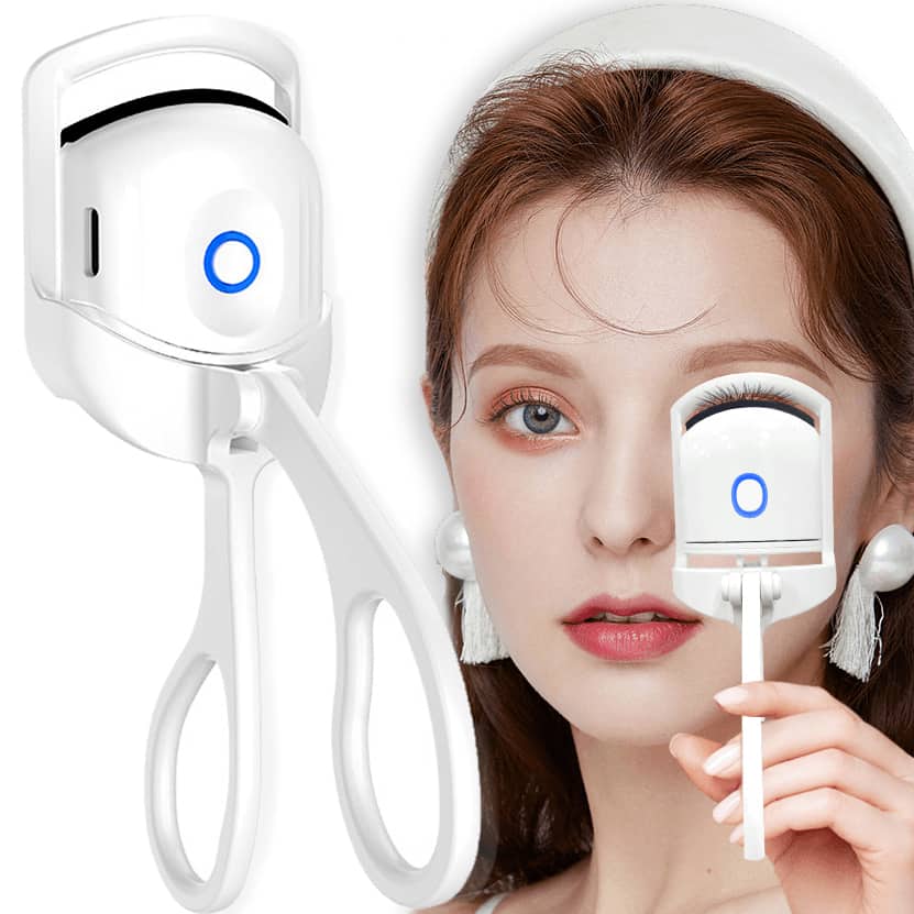 Recourbe-cils électrique portable avec un pince d'epilation thermique - Soins et Beauté - صورة 6