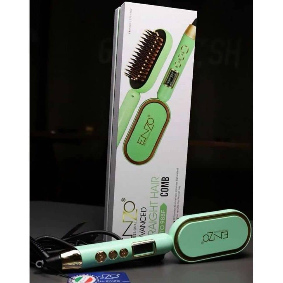 ENZO PROFESSIONAL Brosse Lissante Electrique Professional En Céramique - Soins et Beauté - صورة 3
