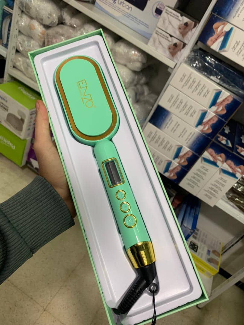 ENZO PROFESSIONAL Brosse Lissante Electrique Professional En Céramique - Soins et Beauté - صورة 8