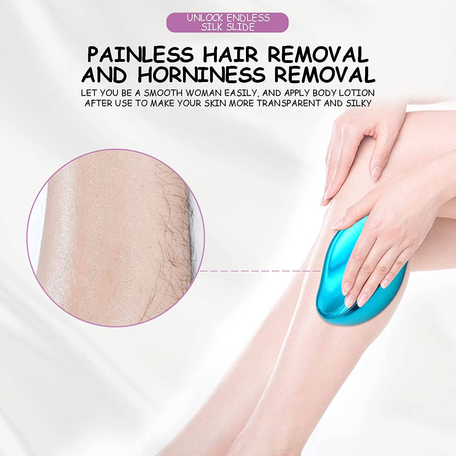 Gomme à épilation en cristal indolore magique - Soins et Beauté - صورة 5